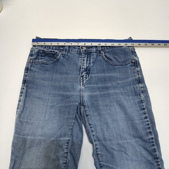 Levis 505 Straight Leg Denim Jeans Women's 8L- W29 L34 Classic Fit Faded Denim - Picture 7 of 8